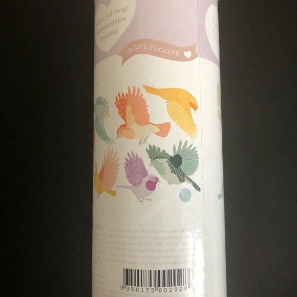 Eight reusable bird fabric decals. - Picture 4 of 4